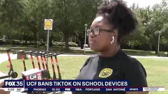 Students speak out after UCF bans TikTok from school devices