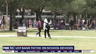 Students speak out after UCF bans TikTok from school devices