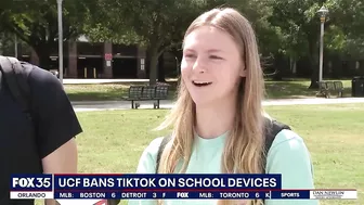 Students speak out after UCF bans TikTok from school devices