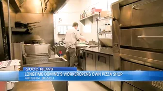 Longtime Domino’s worker fulfills dream, opens own pizza shop in Virginia Beach