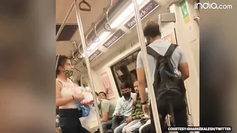 Delhi Metro Funny Incidents: From Viral Bikini Girl To Kalesh Between Couple ! Trending videos