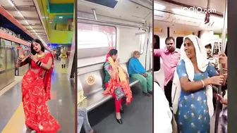 Delhi Metro Funny Incidents: From Viral Bikini Girl To Kalesh Between Couple ! Trending videos