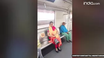 Delhi Metro Funny Incidents: From Viral Bikini Girl To Kalesh Between Couple ! Trending videos