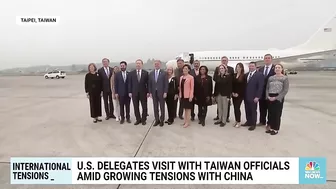 U.S. delegates travel to Taiwan despite tensions with China