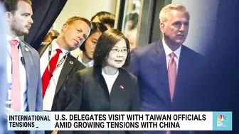 U.S. delegates travel to Taiwan despite tensions with China