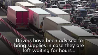 Huge queues of cars stretching back from Port of Dover amid 90 minute waits