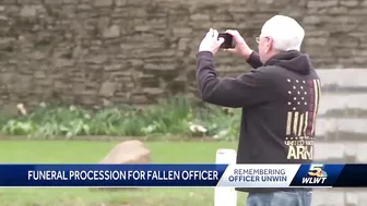 Funeral procession for Springfield Township officer stretches more than 3 miles