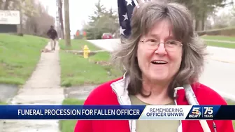 Funeral procession for Springfield Township officer stretches more than 3 miles