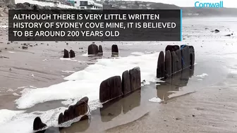 Storms uncover 200-year-old mine shaft entrance on Cornwall beach