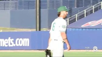 Jensen Beach baseball team watches former player return home