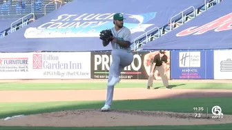 Jensen Beach baseball team watches former player return home