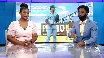 Jensen Beach baseball team watches former player return home