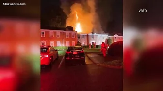 Thalia Gardens apartment fire in Virginia Beach