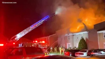 Thalia Gardens apartment fire in Virginia Beach