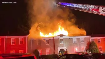 Thalia Gardens apartment fire in Virginia Beach