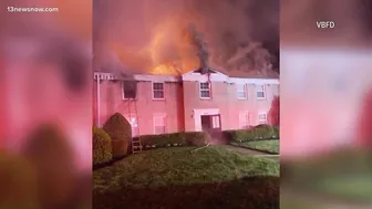 Thalia Gardens apartment fire in Virginia Beach