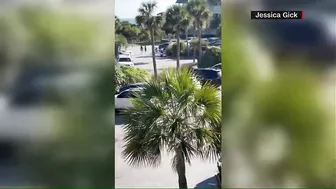 Video shows people running after shooting on South Carolina beach