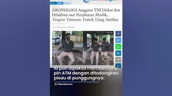 NGERI! Ini Detik-detik Penyelematan Anggota TNI Seusai Dirampok Agen Travel: Diikat & Dilakban