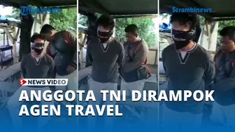 Anggota TNI Dirampok Agen Travel Diikat dan Dilakban, Modus Perampokan Baru