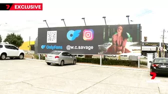 OnlyFans content creator is promoting her account on a large billboard in Perth’s Osborne Park