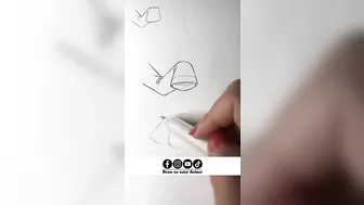 How to draw anime long sleeve shirt #drawsoeasyanime #tutorialdrawing #shorts