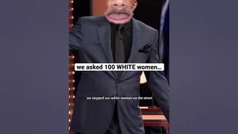 we asked 100 white women… #shorts #comedy #funny