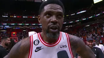 Udonis Haslem Talks FINAL NBA GAME of his Career, Postgame Interview