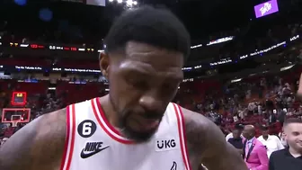 Udonis Haslem Talks FINAL NBA GAME of his Career, Postgame Interview