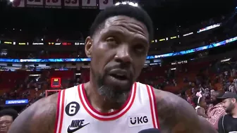 Udonis Haslem Talks FINAL NBA GAME of his Career, Postgame Interview