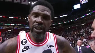 Udonis Haslem Talks FINAL NBA GAME of his Career, Postgame Interview