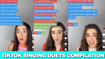 TIKTOK SINGING DUETS COMPILATION APRIL 2023 PART 1 @officialemmawhite TIKTOK!