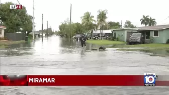 Floods hit Miramar, Hollywood, Dania Beach