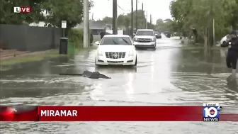 Floods hit Miramar, Hollywood, Dania Beach