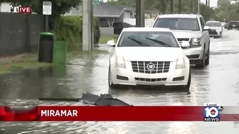 Floods hit Miramar, Hollywood, Dania Beach