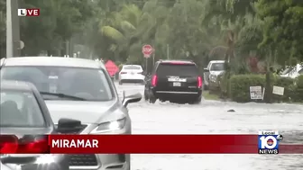 Floods hit Miramar, Hollywood, Dania Beach