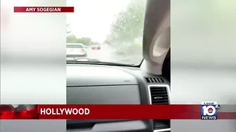 Floods hit Miramar, Hollywood, Dania Beach