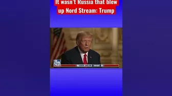 Trump tells Tucker who didn’t blow up Nord Stream pipeline #trump #tucker