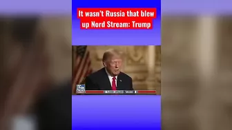 Trump tells Tucker who didn’t blow up Nord Stream pipeline #trump #tucker