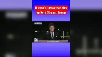 Trump tells Tucker who didn’t blow up Nord Stream pipeline #trump #tucker