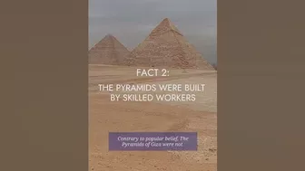 3 Interesting Facts about The Pyramids of Giza ???? #egypt #travel #travelshorts