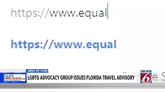 LGBT advocacy group issues Florida travel advisory over qualms with state laws