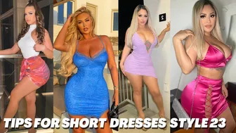 best 25 short dresses 2023 || best models in short dresses | fashion style with Gorgeous outfits