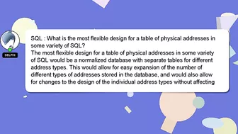 SQL : What is the most flexible design for a table of physical addresses in some variety of SQL?