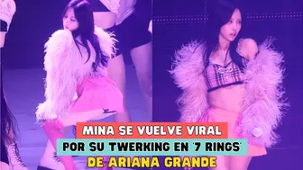 MINA DE TWICE SE VUELVE VIRAL POR SU TWERKING EN ‘7 RINGS’ DE ARIANA GRANDE