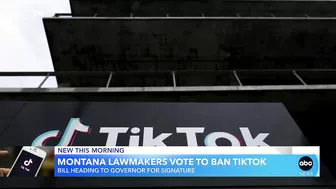 Montana closes in on becoming first state to ban TikTok | GMA