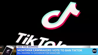 Montana closes in on becoming first state to ban TikTok | GMA