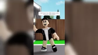 I joined a challenge in Roblox #shorts