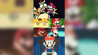 Mario Bros Cartoon Mix Compilation - Meme Coffin Dance Song .q03a #shorts