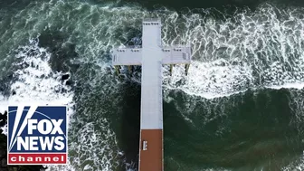 Jersey Shore beach town rebuilds pier in shape of the cross