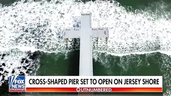 Jersey Shore beach town rebuilds pier in shape of the cross